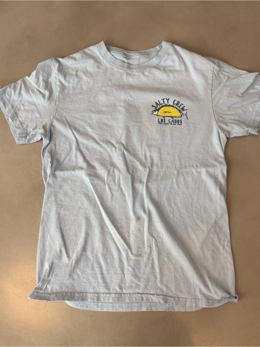 Salty Crew Los Cabos Light Blue Graphic T-Shirt - Boys Xl